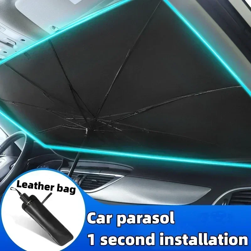 Windshield Sun Shade - Car Umbrella Sunshade Windshield Front Cover