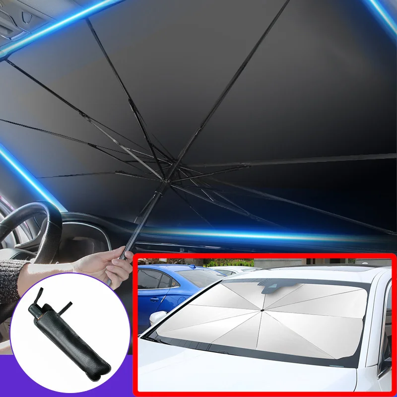 Windshield Sun Shade - Foldable Car Sun Shade Protector Parasol