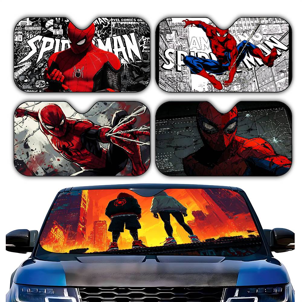 Windshield Sun Shade - Cool-S-spider-manS Stylish And Trendy Windshield Sunshade,