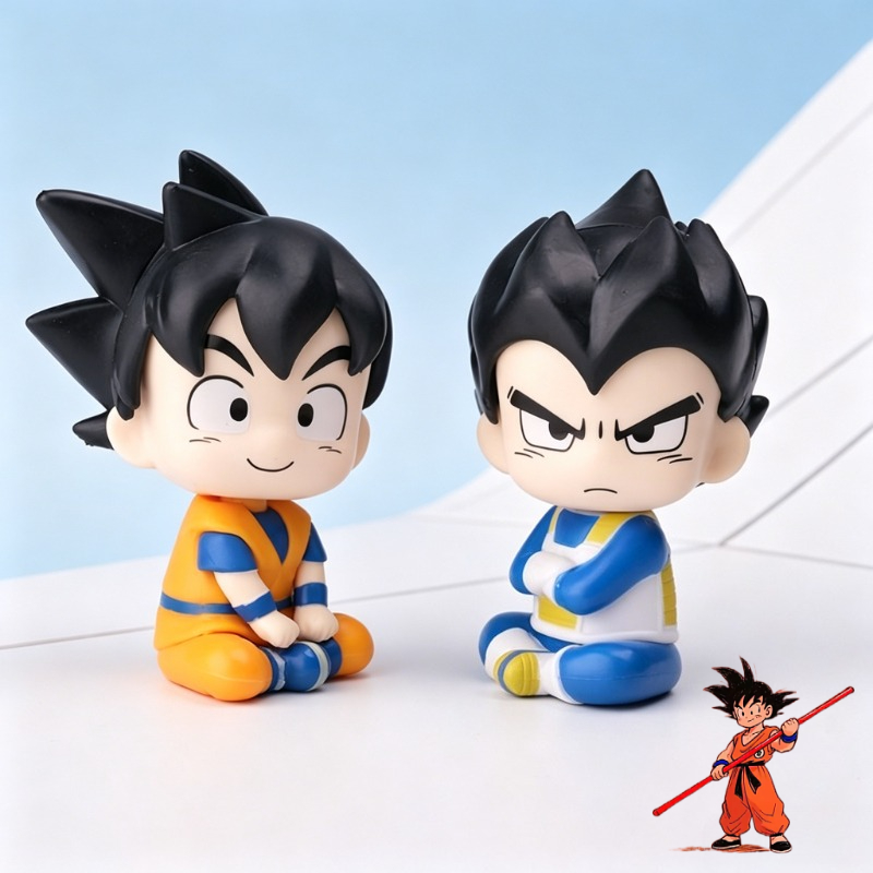 Car Accessories Japan - Dragon Ball chibi Son Goku Vegeta