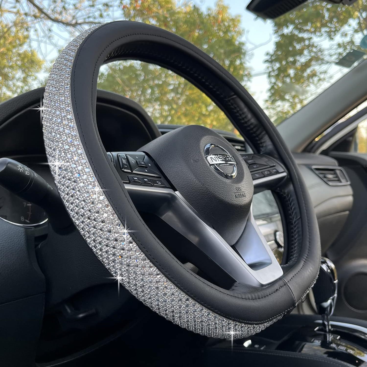 Car Accessories Amazon - Factory direct sales car diamond steering