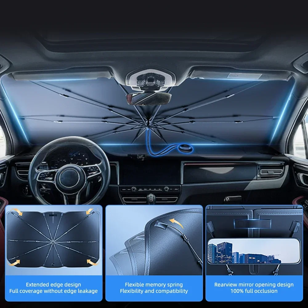 Car Windshield Sunshade Foldab - огляд і ціна Windshield Sun Shade
