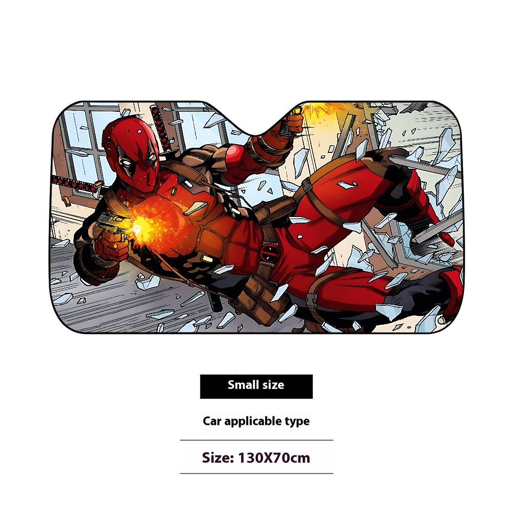 Cute-D-deadpool-S Stylish And  - огляд і ціна Windshield Sun Shade