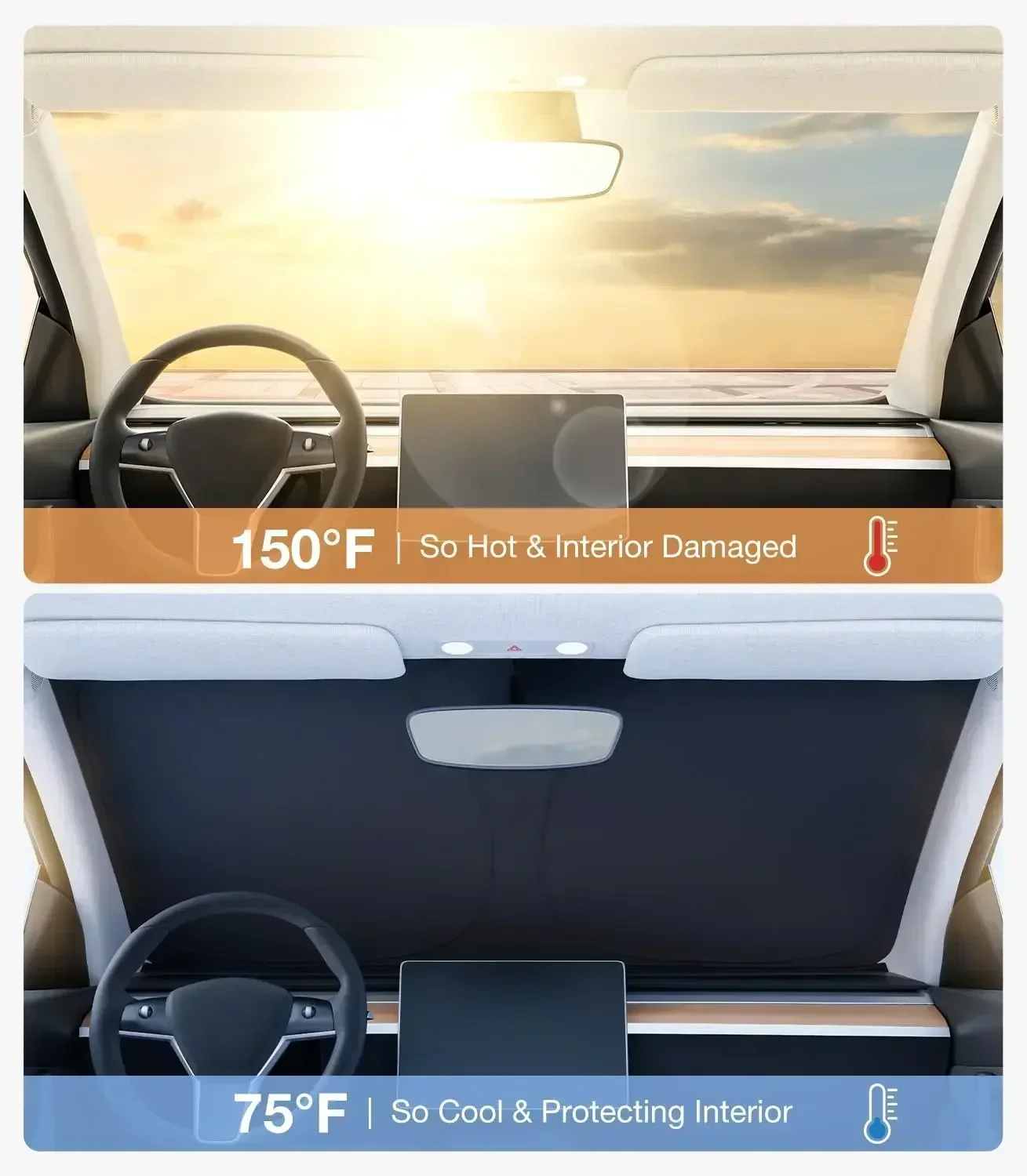 New Summer Car Front Window Su - огляд і ціна Windshield Sun Shade