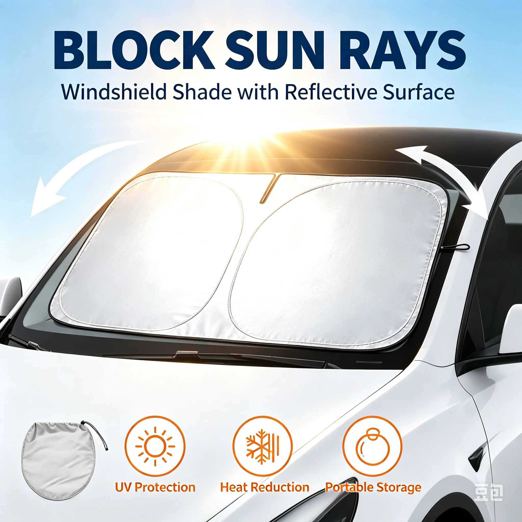 Car Sun Visor Windshield Sunsh - огляд і ціна Windshield Sun Shade