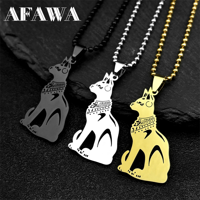 Stainless Steel Egypt Cat Bast - огляд і ціна Car Accessories Egypt