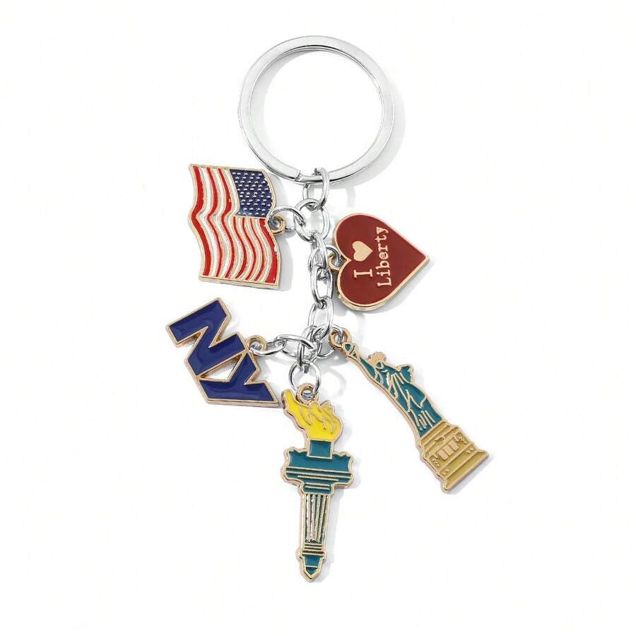 1pc Fashion National Flag Keyc - огляд і ціна Car Accessories York