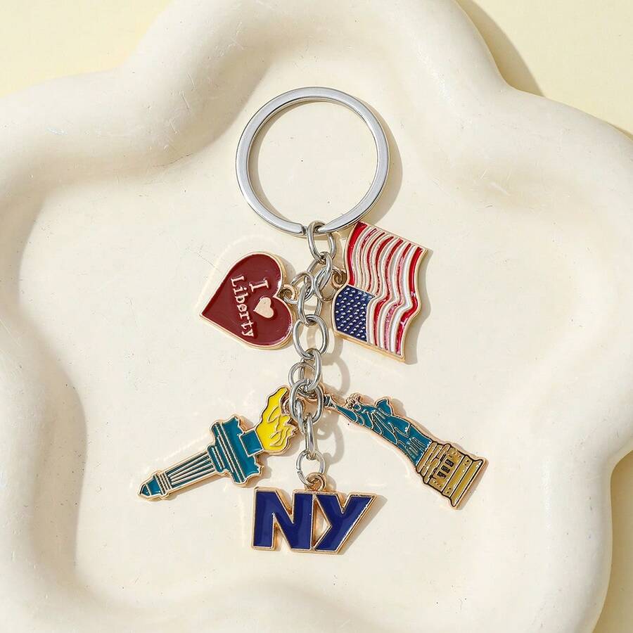 1pc Fashion National Flag Keyc - огляд і ціна Car Accessories York