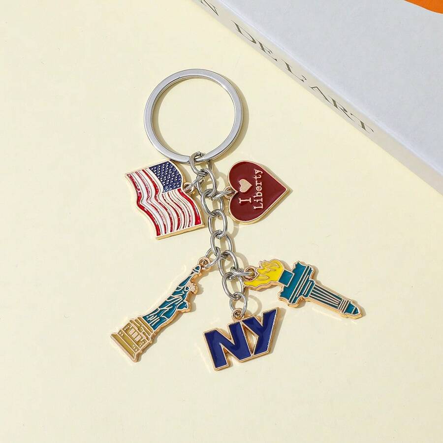1pc Fashion National Flag Keyc - огляд і ціна Car Accessories York
