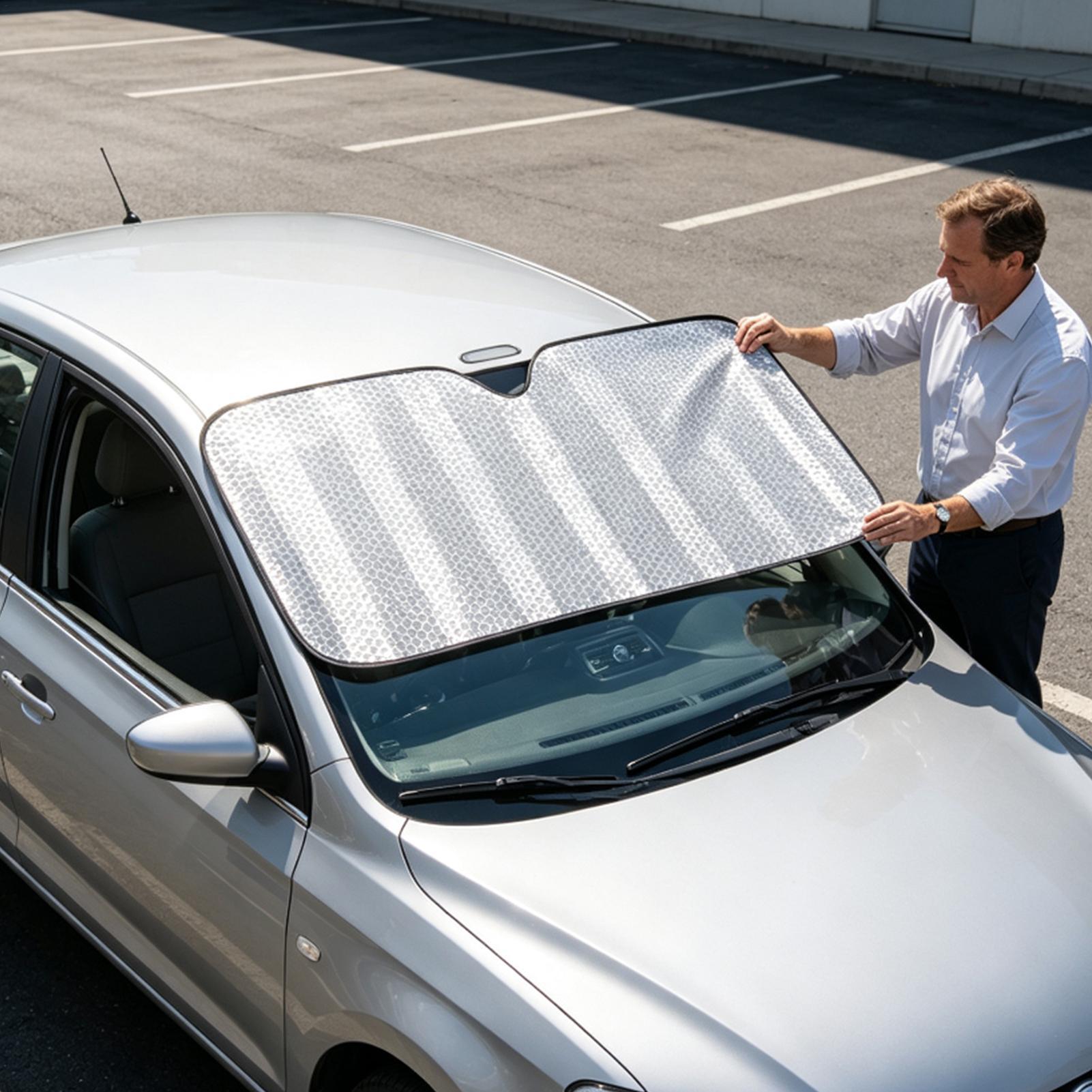 Windshield Sun Shade Suction C - огляд і ціна Windshield Sun Shade