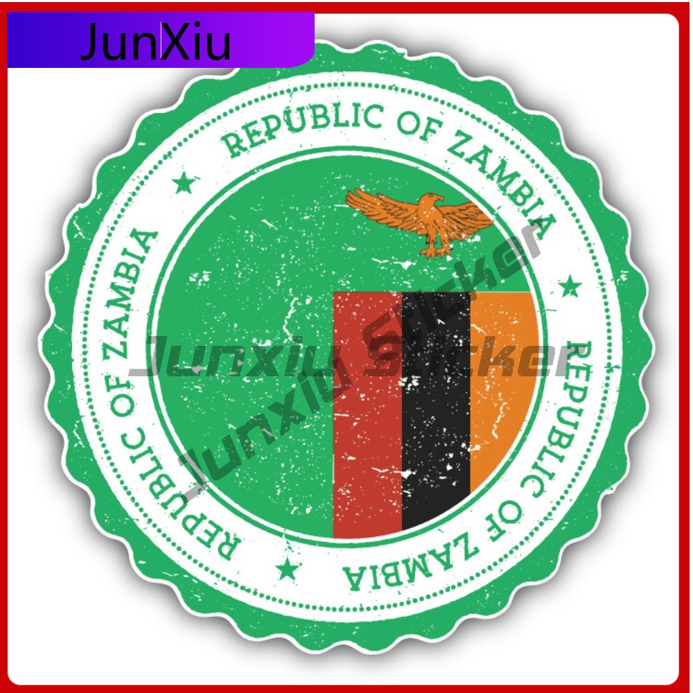 Zambia Grunge World Flag Stamp - огляд і ціна Car Accessories Zambia