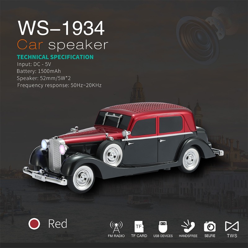 WS-1934 Wireless Car Shape Sou - огляд і ціна Car Accessories Amazon