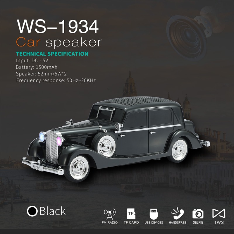 WS-1934 Wireless Car Shape Sou - огляд і ціна Car Accessories Amazon