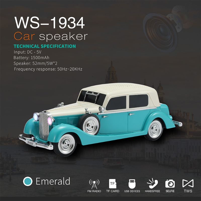 WS-1934 Wireless Car Shape Sou - огляд і ціна Car Accessories Amazon