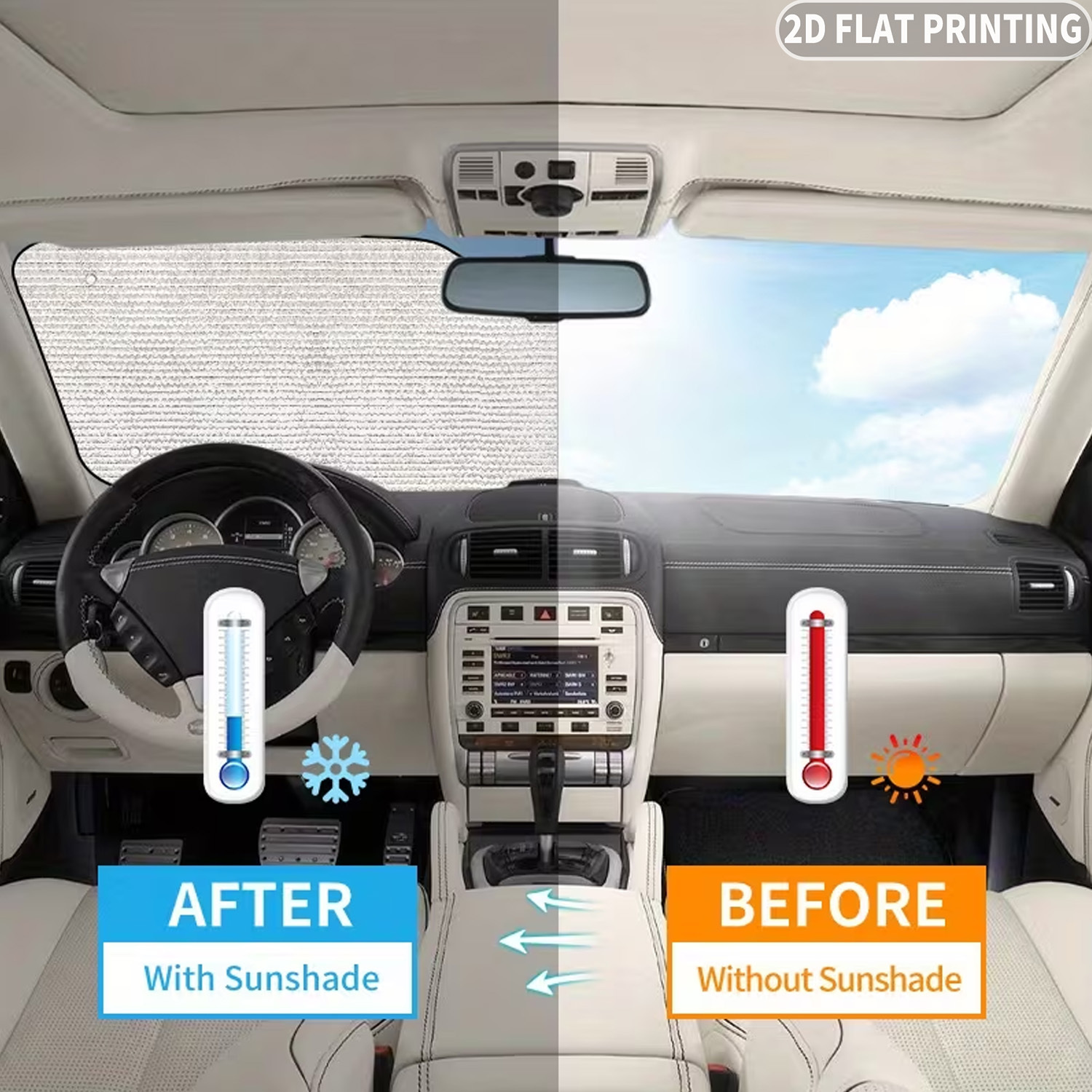 1pc Universal Car Windshield S - огляд і ціна Windshield Sun Shade
